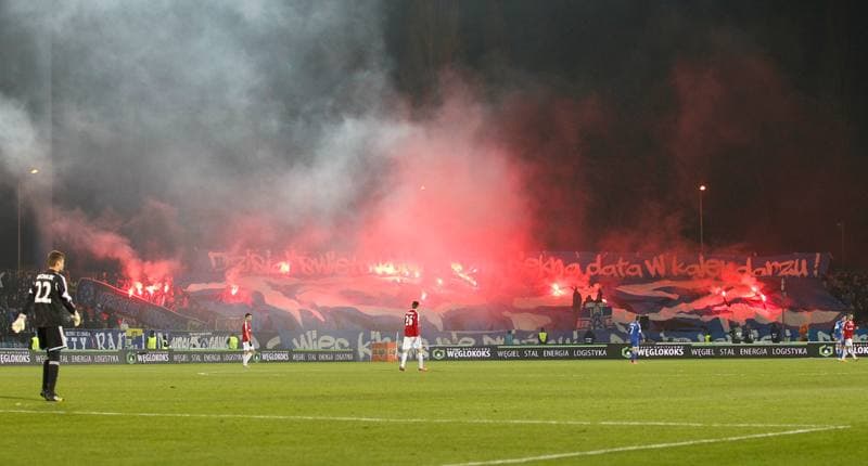 Football. Polish Cup. Ruch Chorzow - Wisla Krakow. 13.08.2015