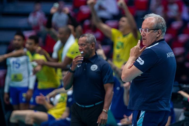 Volleyball. FIVB Men's World Championship. Argentina - Brazil. 08.09.2022