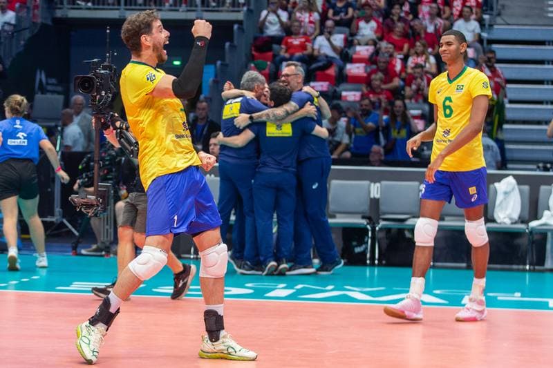 Volleyball. FIVB Men's World Championship. Argentina - Brazil. 08.09.2022
