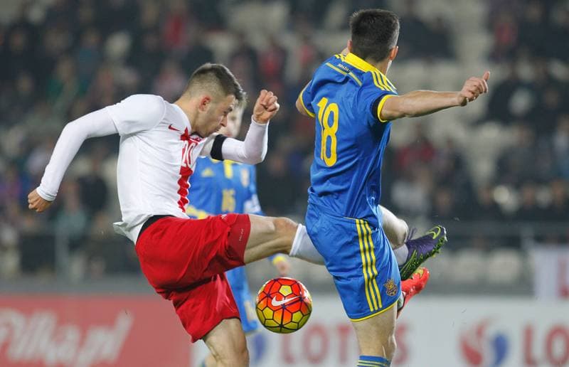Football. International Friendly. Poland U21 - Ukraine U20. 16.11.2015