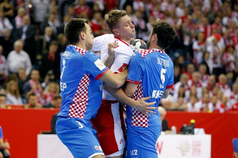 Handball. EHF Euro 2016. Poland - Croatia. 27.01.2016