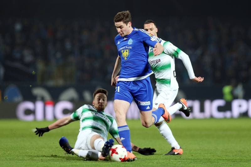 Football. Lotto Ekstraklasa. Ruch Chorzow - Lechia Gdansk. 11.03.2017