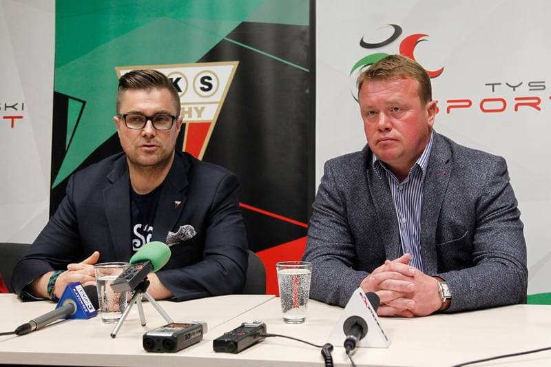 Ice Hockey. GKS Tychy. Press Conference. 08.05.2017