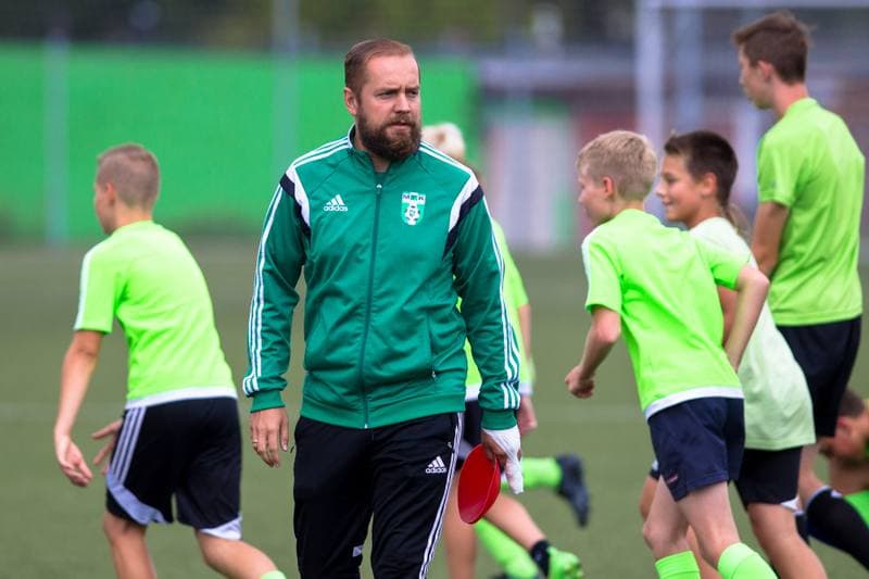 Football. MFK Karvina. Training. 22.08.2017