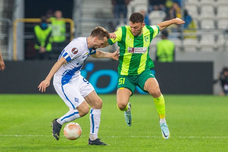 Football. UEFA Europa League. Dynamo Kyiv - AEK Larnaca. 15.09.2022