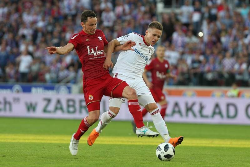 Football. Lotto Ekstraklasa. Gornik Zabrze - Wisla Krakow. 20.05.2018