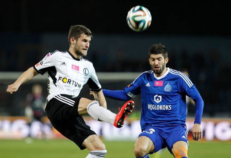 Football. T-Mobile Ekstraklasa. Ruch Chorzow - Legia Warsaw. 24.04.2015