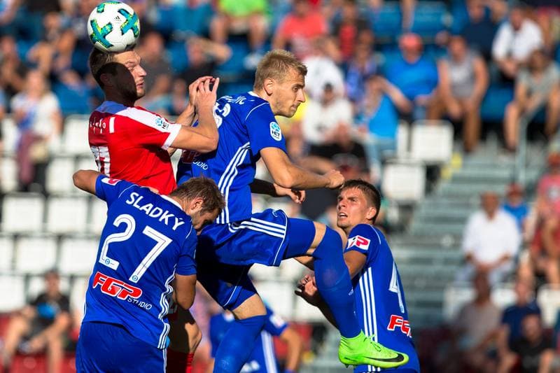 Football. HET Liga. Sigma Olomouc - Zbrojovka Brno. 20.08.2017