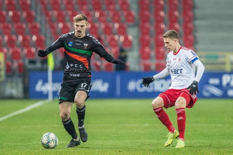 Football. Totolotek Puchar Polski. GKS Tychy - LKS Lodz. 04.12.2019