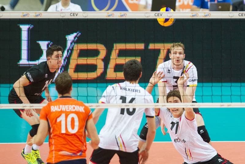 Volleyball. CEV EuroVolley. Netherlands - Belgium. 28.08.2017