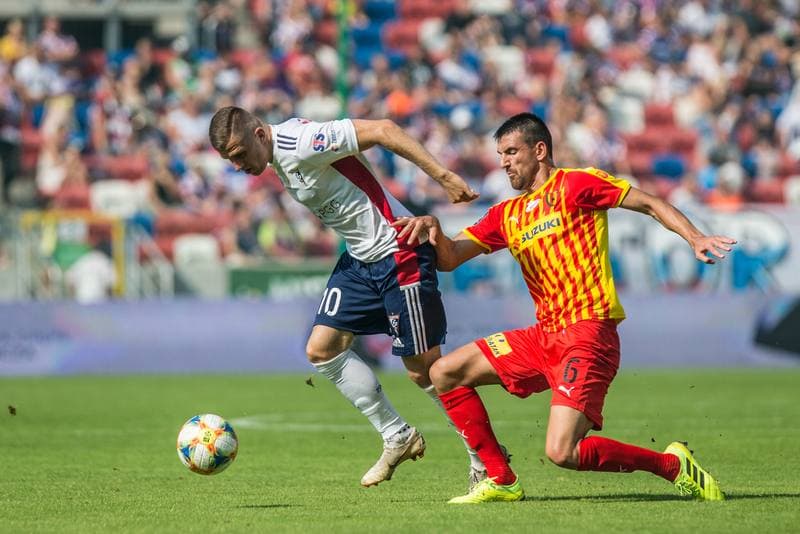 Football. PKO BP Ekstraklasa. Gornik Zabrze - Korona Kielce. 25.08.2019
