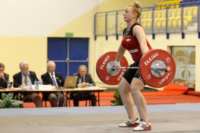 Weightlifting. Slaskie Seniorow Cup. Magdalena Duleba. 21.05.2016