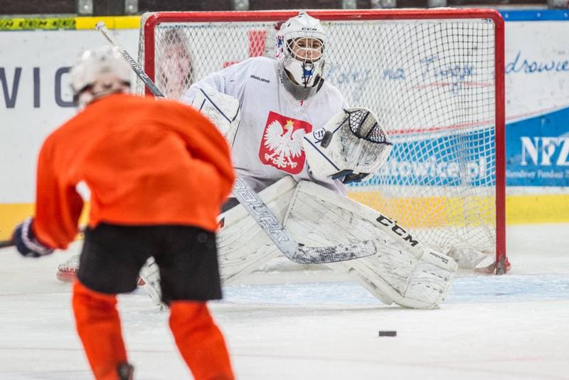 Ice Hockey. Poland national team. Training. 24.09.2019