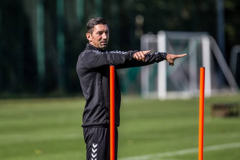 Football. Zaglebie Sosnowiec. Training. 01.10.2019