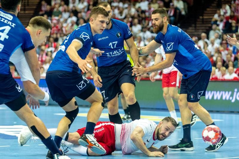 Handball. European Championship Qualifiers. Poland - Italy. 13.10.2022