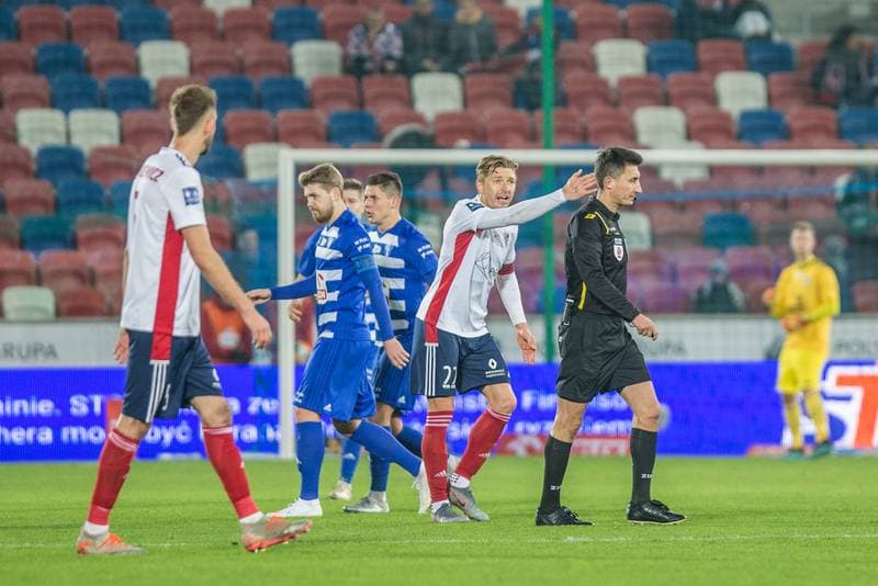 Football. PKO BP Ekstraklasa. Gornik Zabrze - Wisla Plock. 22.11.2019