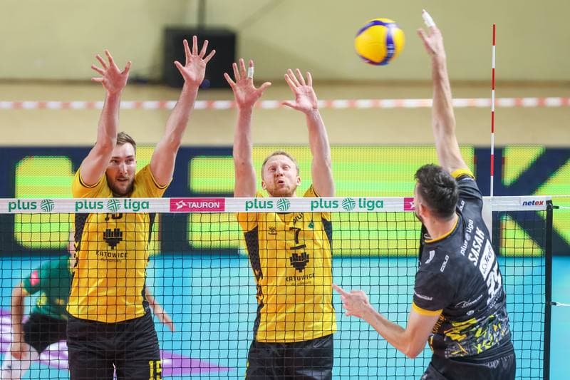 Volleyball. PlusLiga. GKS Katowice - Trefl Gdansk. 22.10.2023