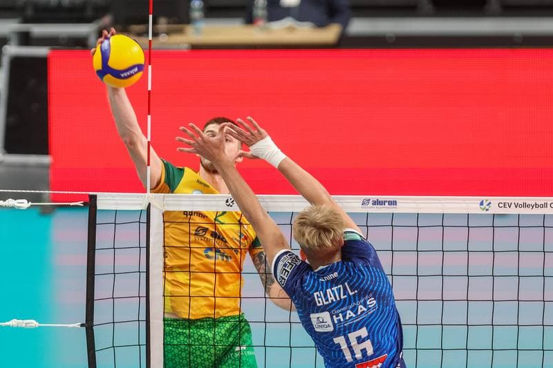 Volleyball. CEV Cup. Aluron CMC Warta Zawiercie - TSV Raiffeisen Hartberg. 25.10.2023