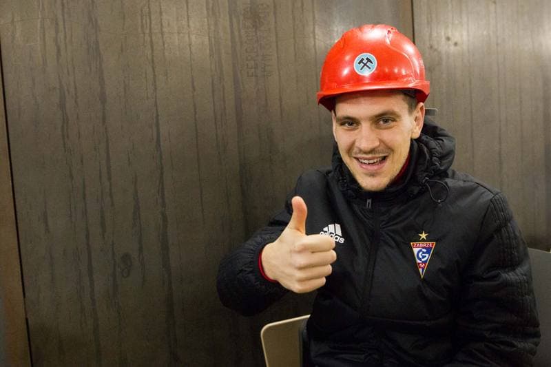 Football. Gornik Zabrze. Press Conference. 04.12.2019