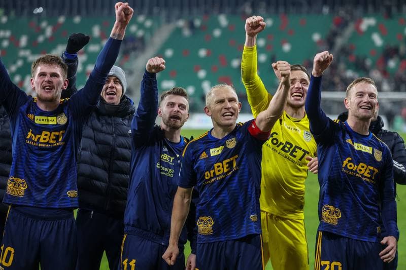 Football. Fortuna I Liga. Zaglebie Sosnowiec - Arka Gdynia. 12.11.2023