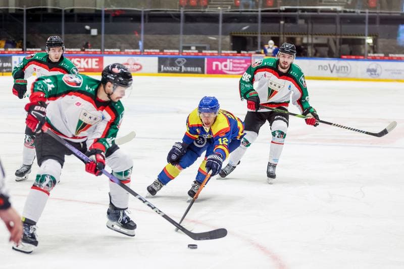 Ice Hockey. Tauron Hokej Liga. GKS Tychy - PZU Podhale Nowy Targ. 17.11.2023