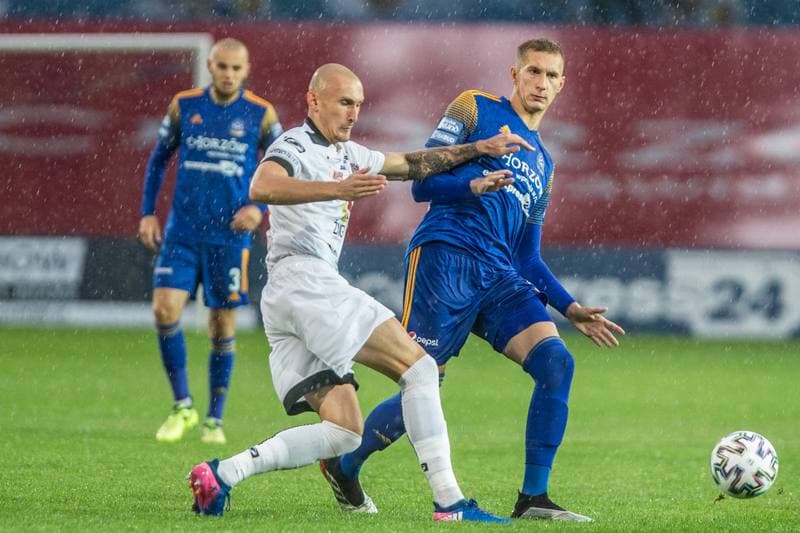 Football. III Liga. Ruch Chorzow - Piast Zmigrod. 22.08.2020