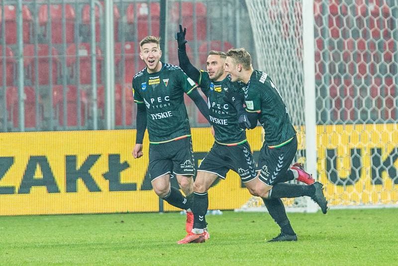 Football. Fortuna I Liga. GKS Tychy - Widzew Lodz. 03.12.2020