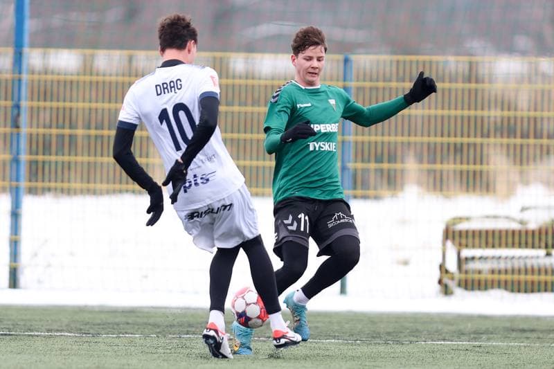 Football. Sparing. GKS Tychy - Hutnik Krakow. 13.01.2024
