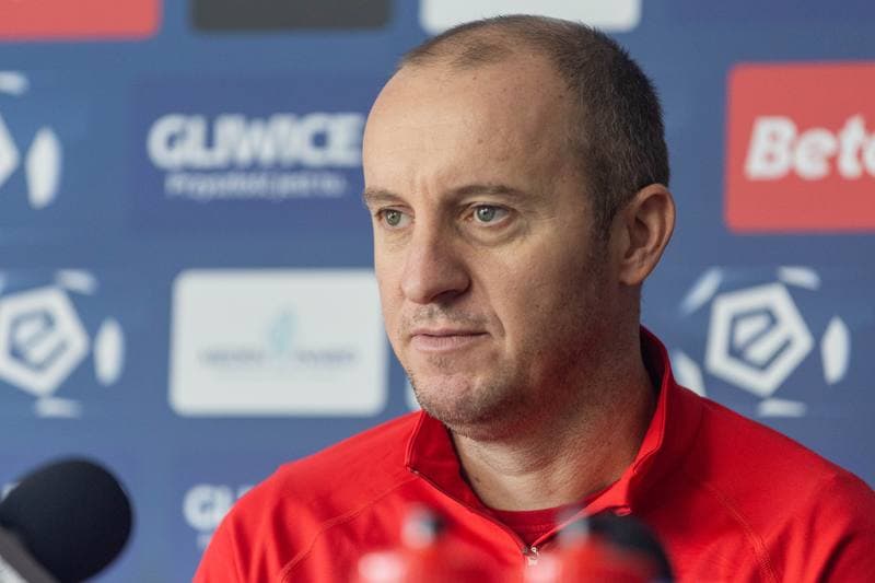 Football. Piast Gliwice. Press Conference. 03.11.2022