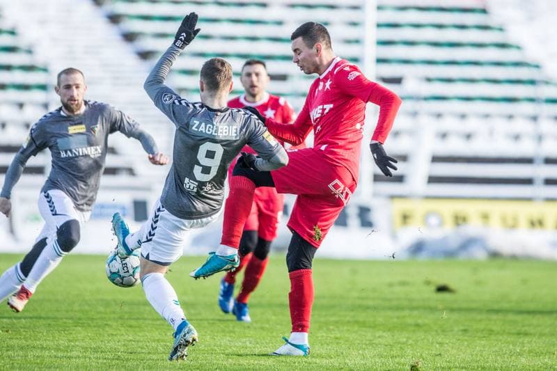 Football. Sparing. Zaglebie Sosnowiec - Wisla Krakow. 20.01.2021