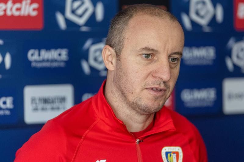 Football. Piast Gliwice. Press Conference. 03.11.2022
