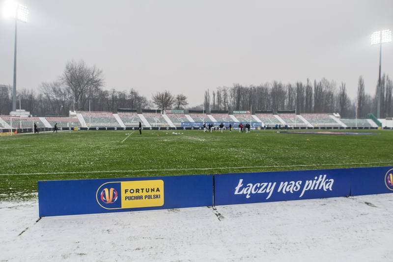 Football. Fortuna Puchar Polski. Puszcza Niepolomice - Lechia Gdansk. 09.02.2021