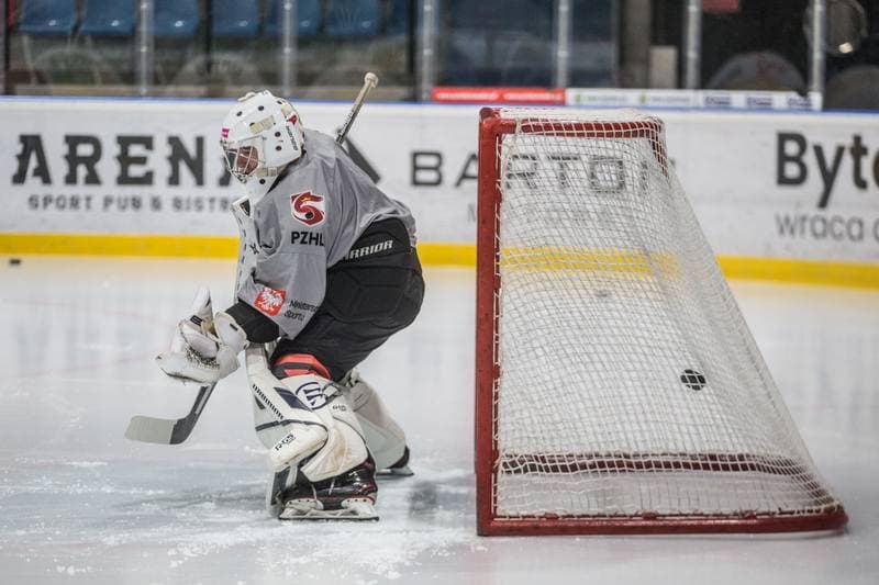 Ice Hockey. Poland national team. Training. 13.12.2021