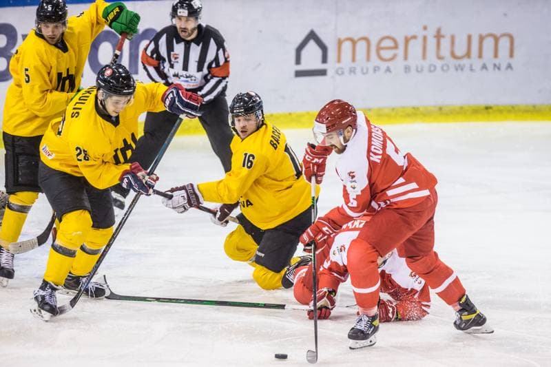 Ice Hockey. Three Seas Tournament. Poland - Lithuania. 19.04.2021