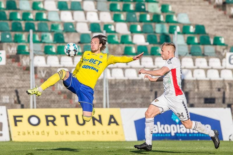 Football. Fortuna I Liga. Zaglebie Sosnowiec - Arka Gdynia. 28.04.2021