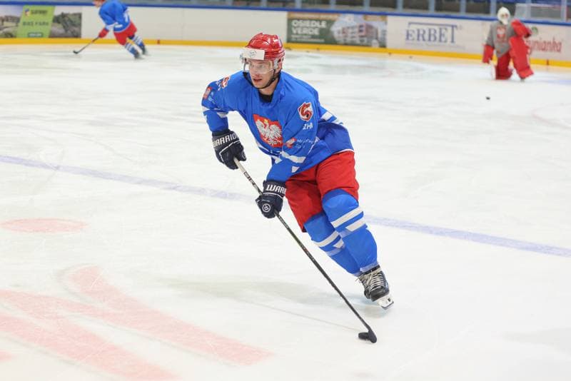 Ice Hockey. Poland national team. Training. 11.04.2024