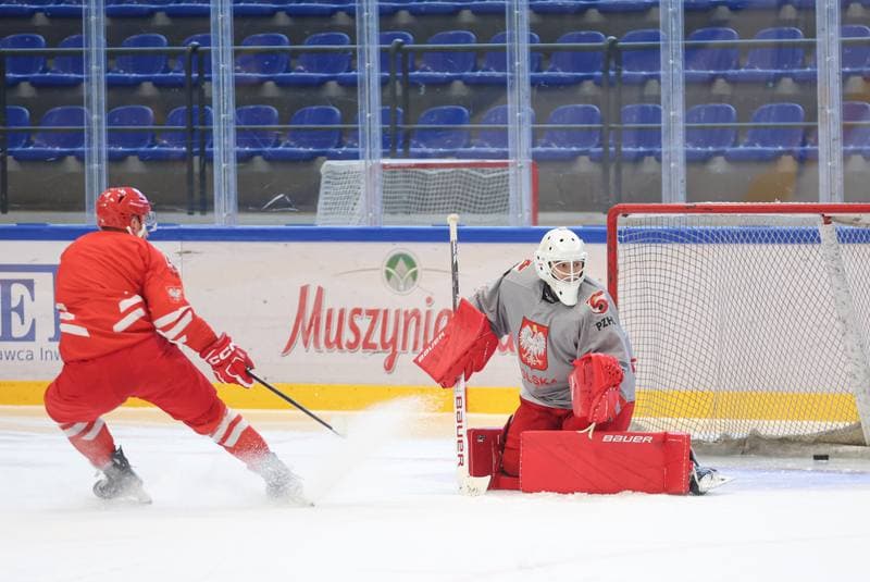 Ice Hockey. Poland national team. Training. 11.04.2024