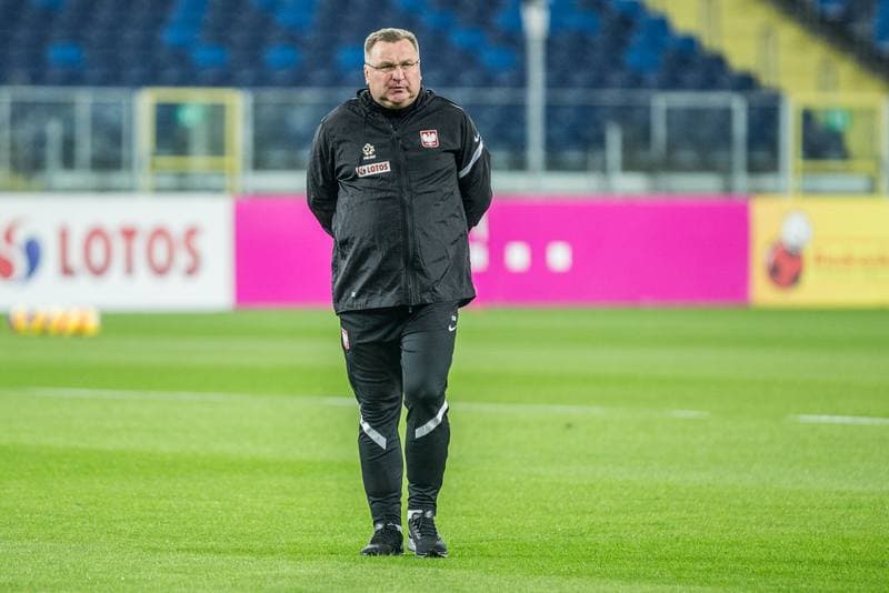Football. Poland national team. Training. 21.03.2022