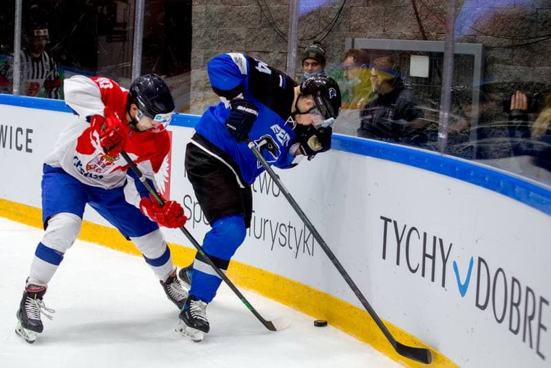 Ice Hockey. World Championship Division 1 Group B. Estonia - Serbia. 30.04.2022