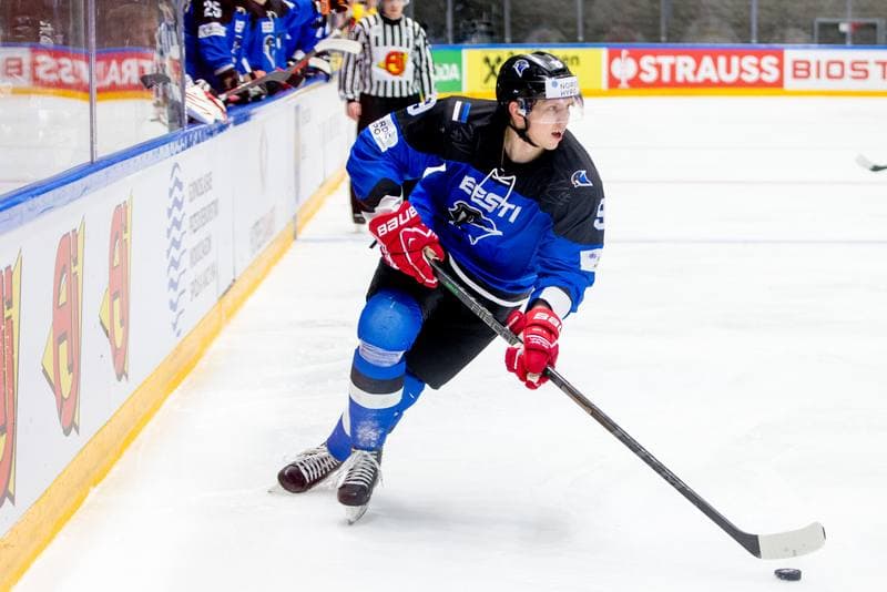 Ice Hockey. World Championship Division 1 Group B. Estonia - Ukraine. 01.05.2022