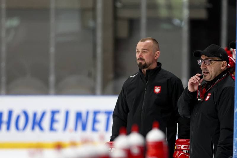 Ice Hockey. Poland national team. Training. 22.04.2024