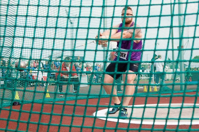 Athletics. Ostrava Golden Spike. Hammer Throw. 19.05.2016