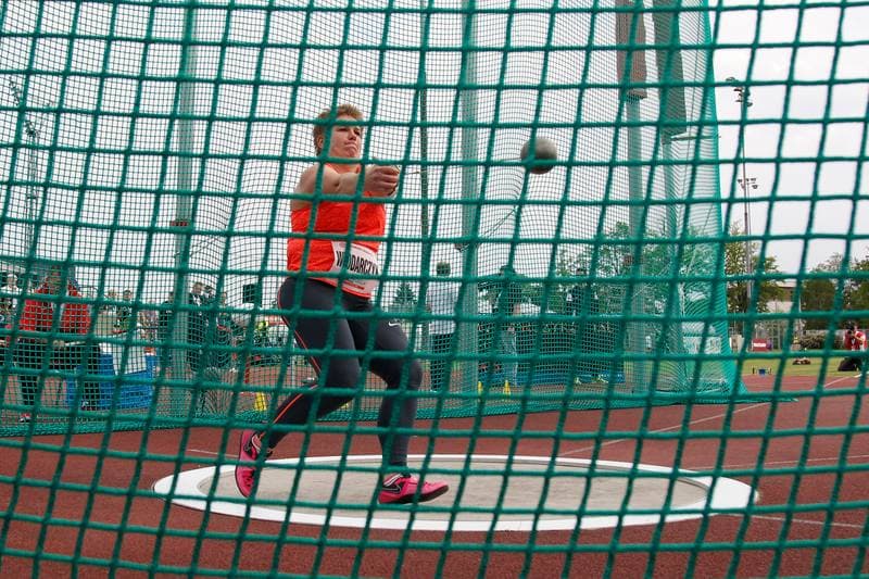 Athletics. Ostrava Golden Spike. Hammer Throw. 19.05.2016