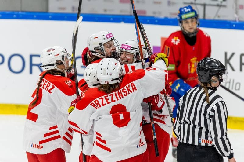 Ice Hockey. Women's U18 World Championship Division 1B. Poland - Spain. 13.01.2023