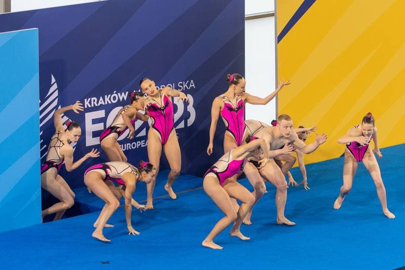 Artistic Swimming. European Games 2023. Team Free Routine Combination. 23.06.2023