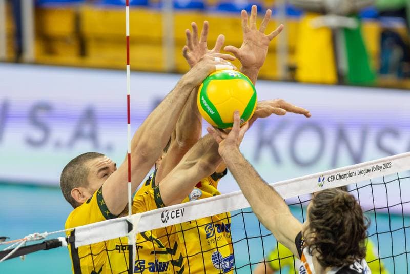 Volleyball. CEV Champions League. Aluron CMC Warta Zawiercie - Berlin Recycling Volleys. 30.11.2022