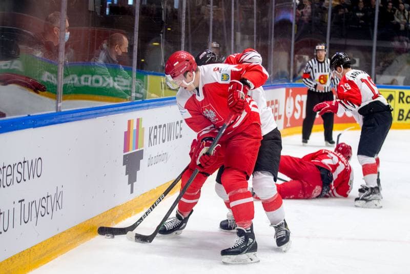 Ice Hockey. World Championship Division 1 Group B. Poland - Japan. 01.05.2022