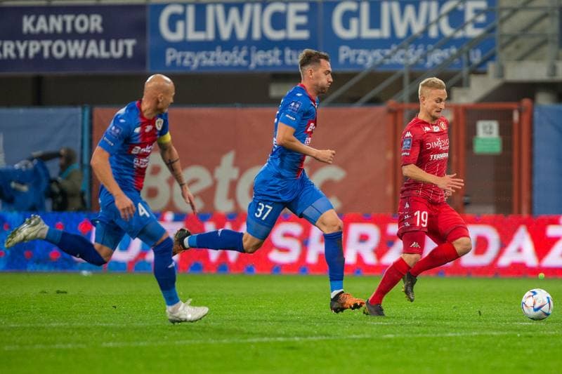 Football. PKO BP Ekstraklasa. Piast Gliwice - Widzew Lodz. 10.10.2022