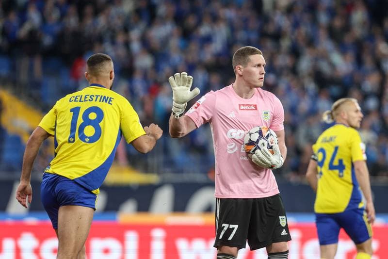 Football. Betclic I Liga. Ruch Chorzow - Arka Gdynia. 08.03.2025