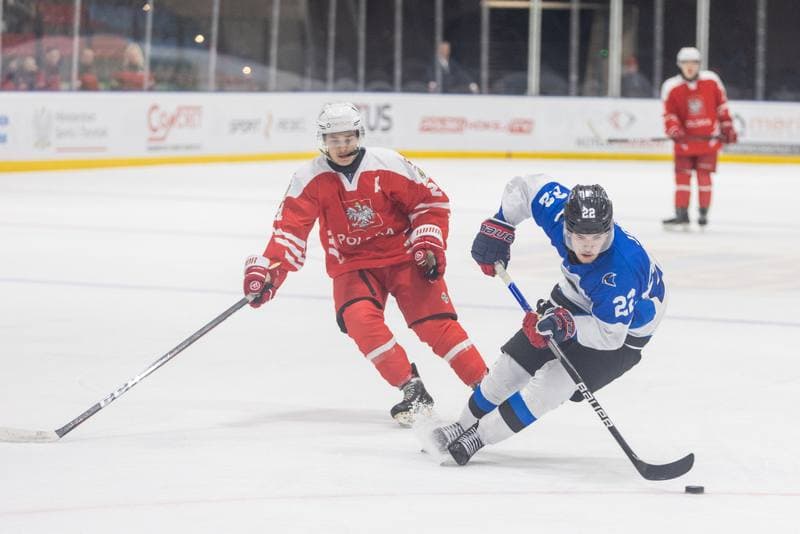 Ice Hockey. U20 World Championship Division 1B. Poland - Estonia. 11.12.2022